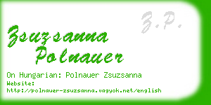 zsuzsanna polnauer business card